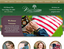 Tablet Screenshot of heintzelmanfuneralhome.com